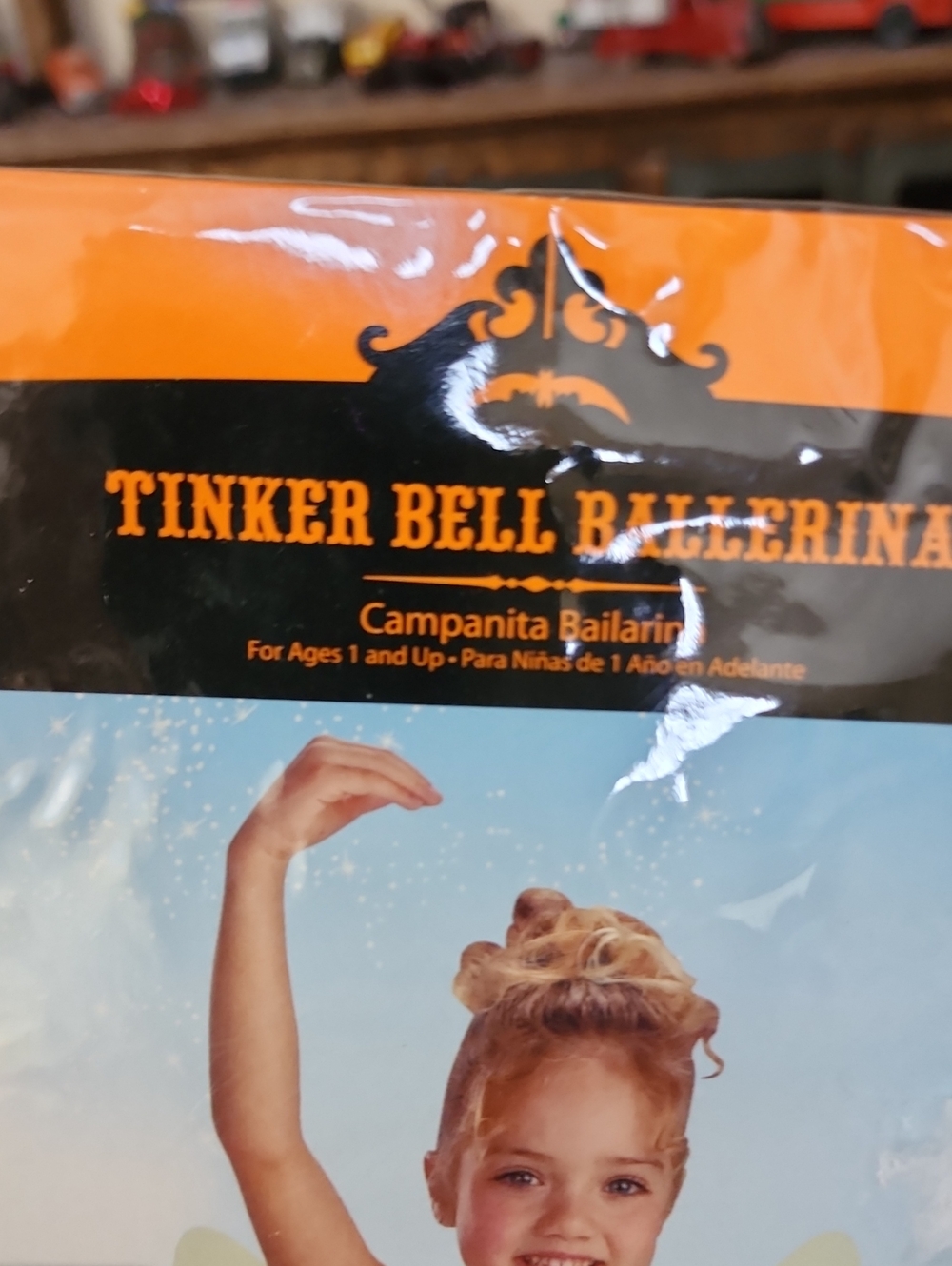 NIB Vintage Disney Fairies Tinker Bell Ballerina Costume Infant 12-18 Months - Picture 8 of 9